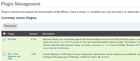 Wordpress Plugins